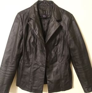 AUSTIN &CO WOMEN'S GENUINE LEATHER JACKET